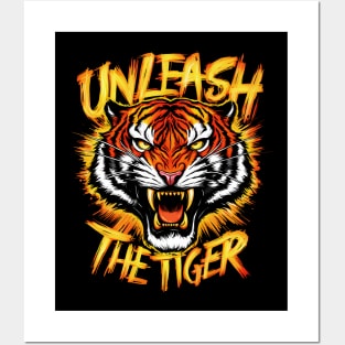 Unleash The Tiger Posters and Art